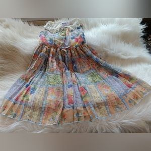 Beautiful Patchwork Dress by Blueberi Boulevard, Size 3T